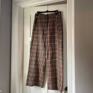 Free People plaid pants 8